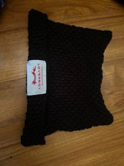 Black Lover Boy Beanie with Pointed