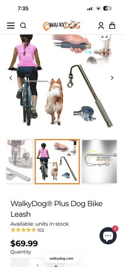Walky Dog Plus Bike Attachment 