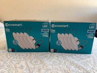 EcoSmart 6-Inch LED Downlight 4-Pack x2 Boxes