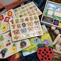 Montessori Wooden Toy Loy