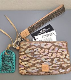 Consuela Wristlet Pouch - Brand New NO Cardholder - Leopard PrintConsuela Wristlet Pouch - Brand New