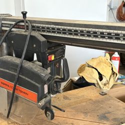 Craftsman 10” Radial Arm Saw With Stand