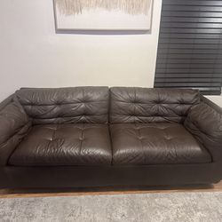 Leather Sofa and Loveseat For Sale