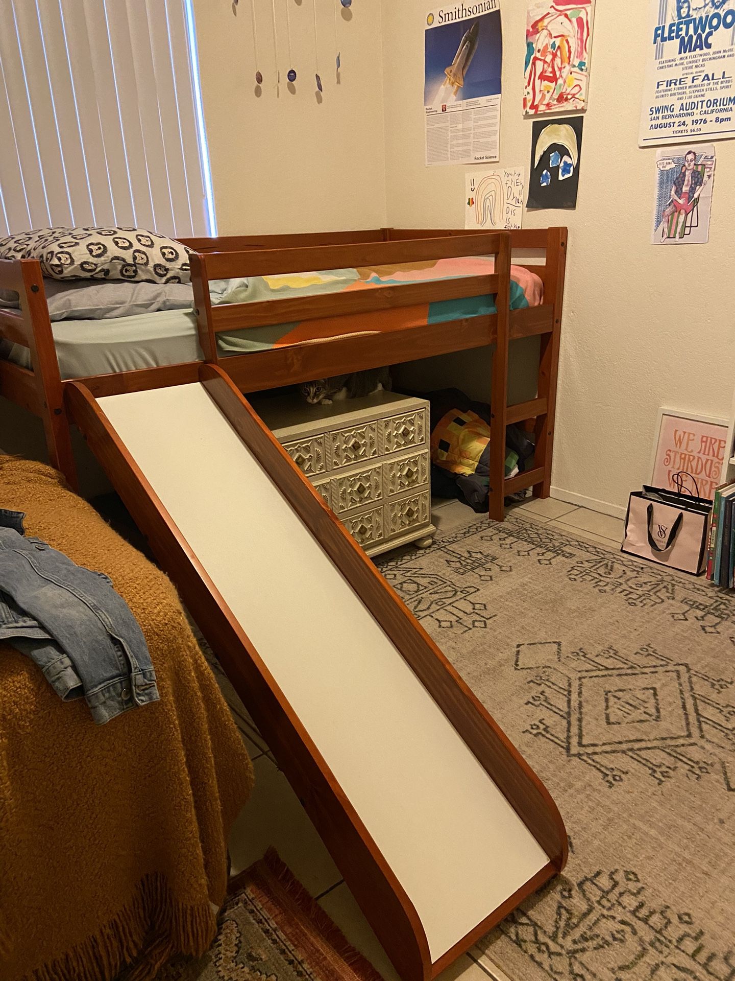 Twin Bunk Bed With Slide for Sale in Fresno, CA OfferUp