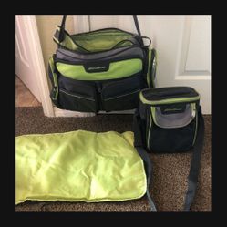 Eddie Bauer Diaper Bag Set