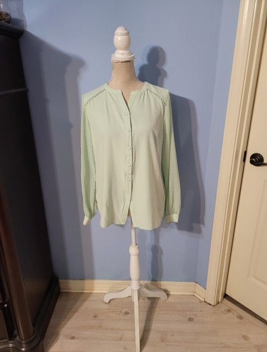 Isaac Mizrahi Live Size 6 Blouse 