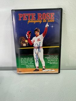 Pete Rose Signed DVD Sealed New & Rare!
