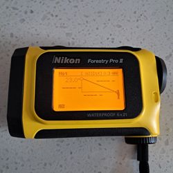 Nikon Forestry Pro II laser rangefinder and hypsometer.
