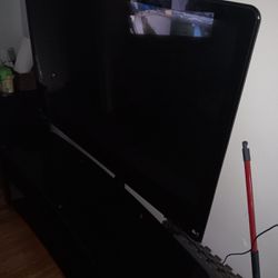 TV And Glass Stand For TV 