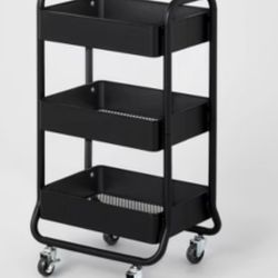 Utility 3 Tier Metal Cart