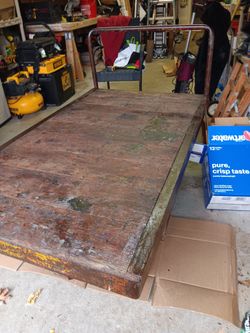 Industrial Cart Center Table