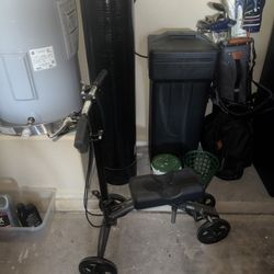 Knee Scooter With Hand Brake