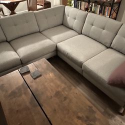 Grey Burrow Sectional Couch