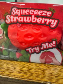 Squeeze strawberries & cheese