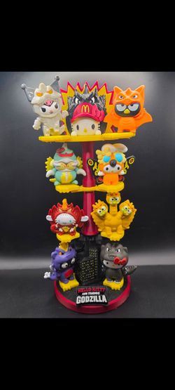 Hello kitty Godzilla Display stand