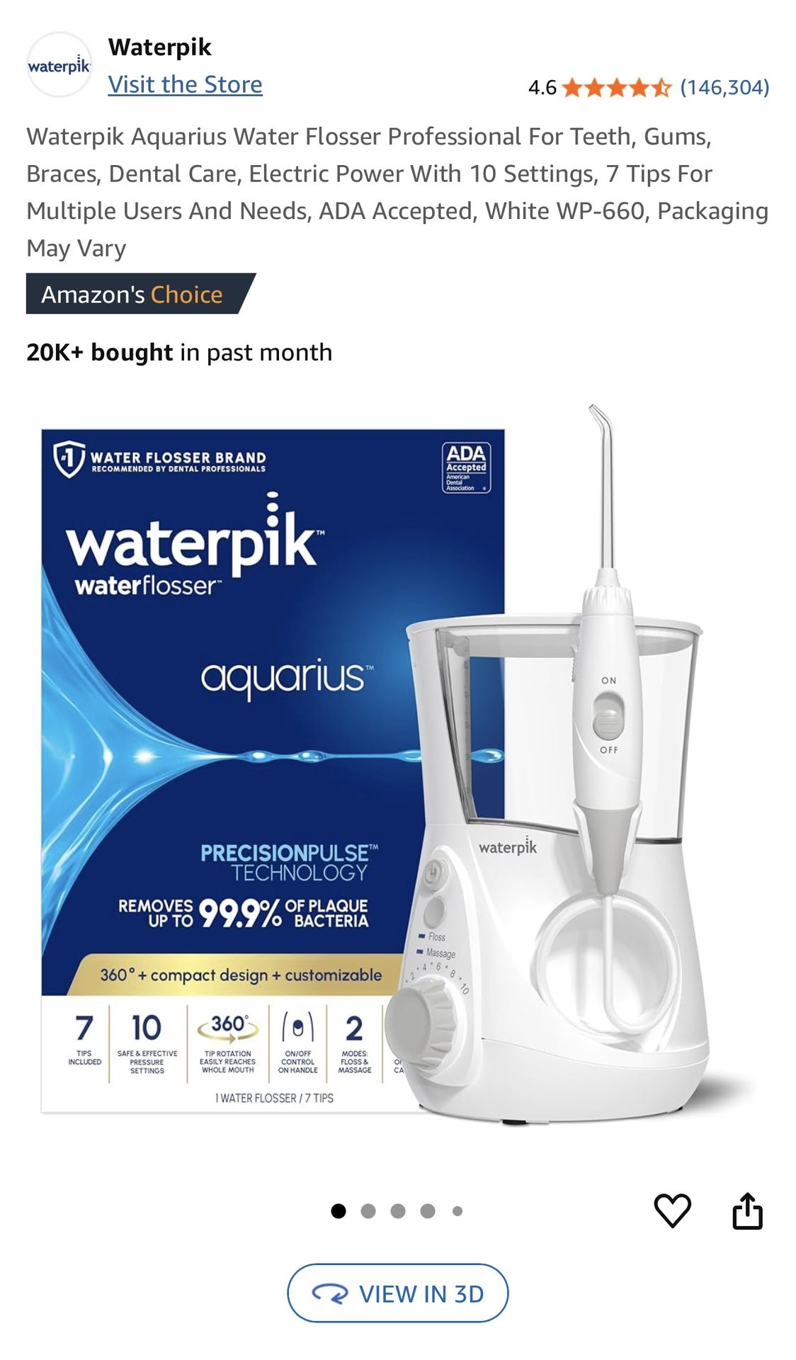 Waterpik Water Flosser