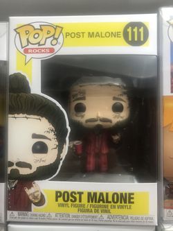 Funko pop post Malone mint $15