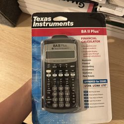 Texas Instrument BA ll Calculator