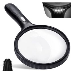 Large Magnifying Glass With Light