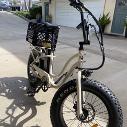 Murf Higgs Step thru E bike