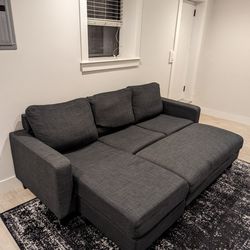 Abbyson Couch  (Charcoal)