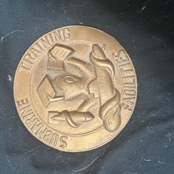 Submarine Training Facility Plaque 