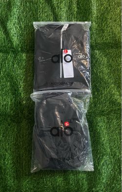 Alo quarter zip and pants black set
