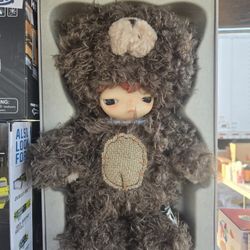 POP MART Hirono Bear Vinyl Plush Doll, 14.96 inches Height, Collectible Toy, Gift for Boys and Girls