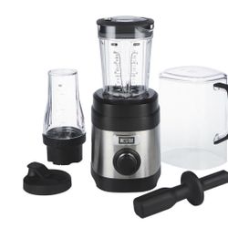 Weston(/Jamba juice Pro Series 32 oz. 11-speed with Sound Shield and 20 oz. Travel Jar Stainless Steel Blender