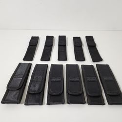 11pc For LED Flashlight Torch Nylon Holster Holder Belt Case Pouch Bag

