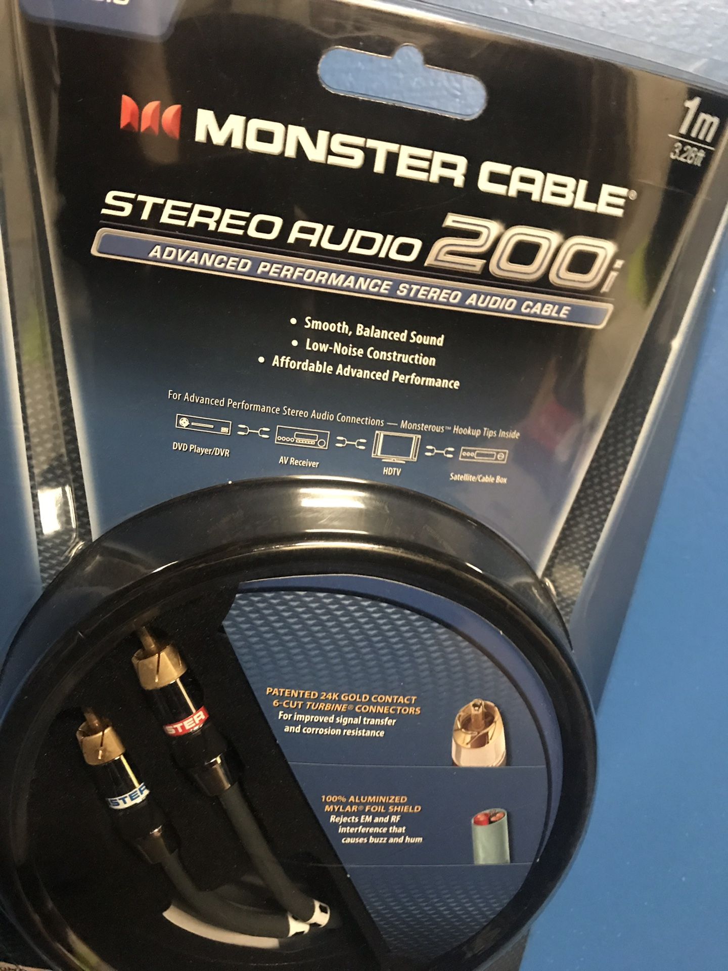 Monster cable stereo audio 200¡