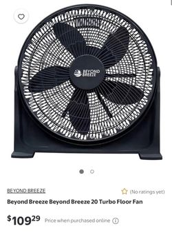 Beyond Breeze 20 Turbo Floor Fan