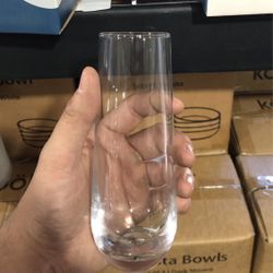 Kook Brand Stemless Champagne Flutes 