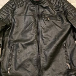 Guess Faux Leather Jacket 