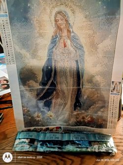 Virgin Mary Blessed Mother diamond painting complete kit