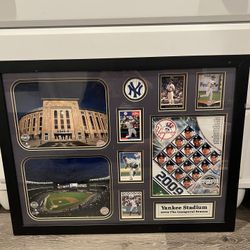 2009 Yankees Plaque 