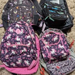 School Backpack And Lunch Bag