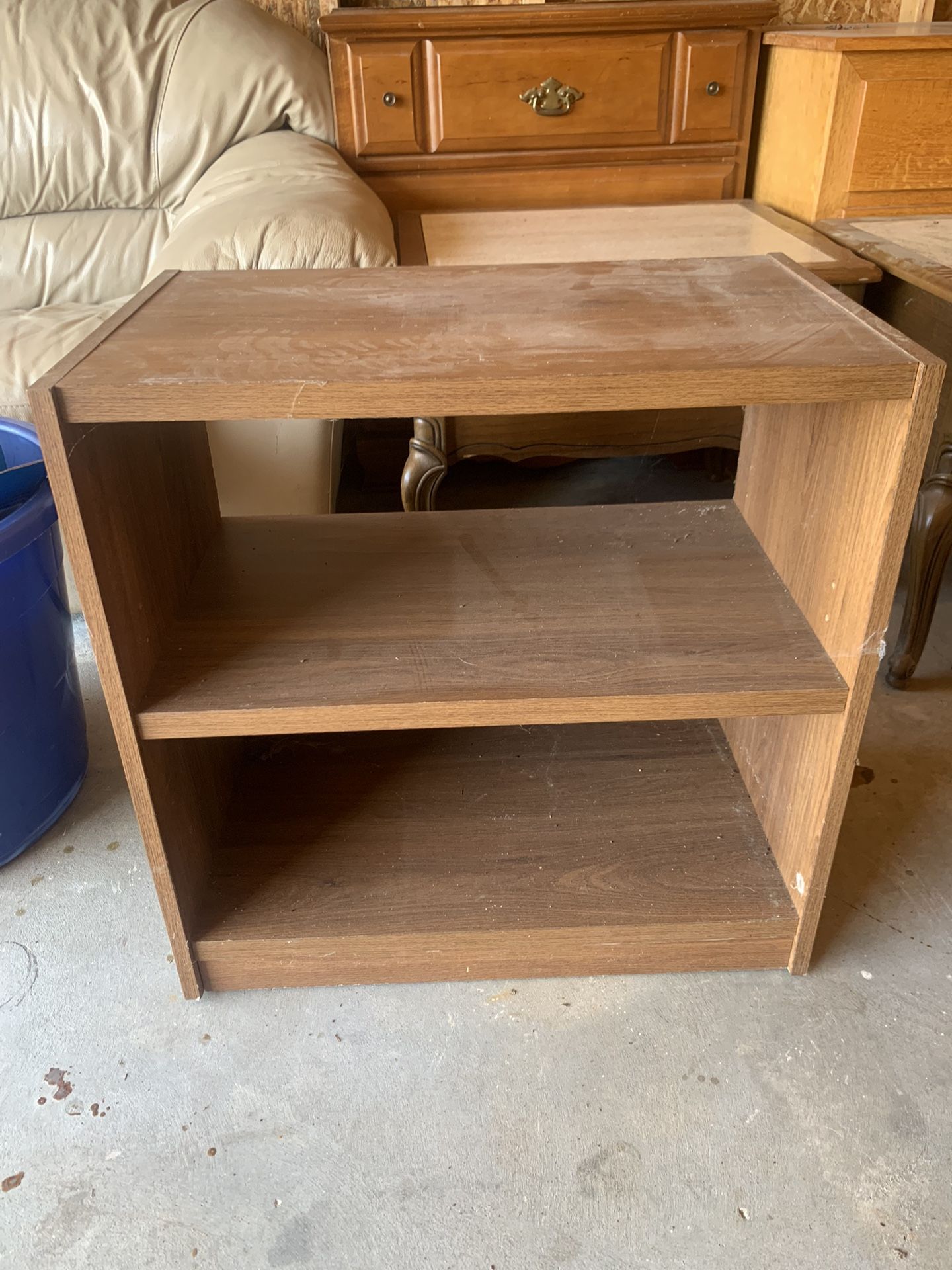 2 Shelf Wood Case