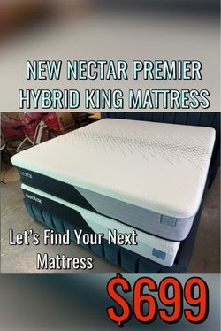 NEW NECTAR PREMIER HYBRID KING MATTRESS