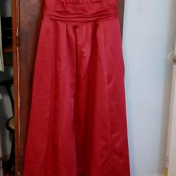 David's Bridal light pink dress