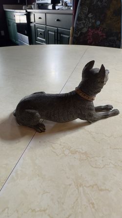 Vienna cold-painted bronze dog — Great Dane type