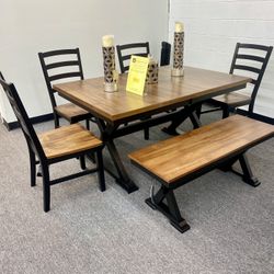 6 Pc Dinning Table Set $999