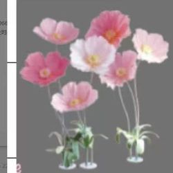 Giant Glower set of 7 Flower