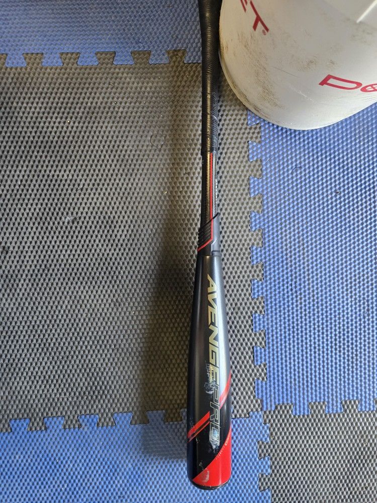 Axe Bat 2022 Avenge Pro (-3) BBCOR 2-Piece Composite Baseball Bat, Black/Red