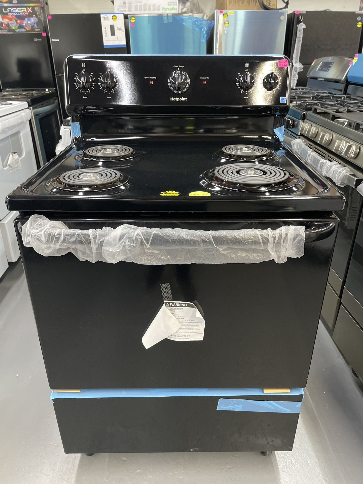 Estufa Eléctrica Nueva De Parrilla Negra , 4 Elementos