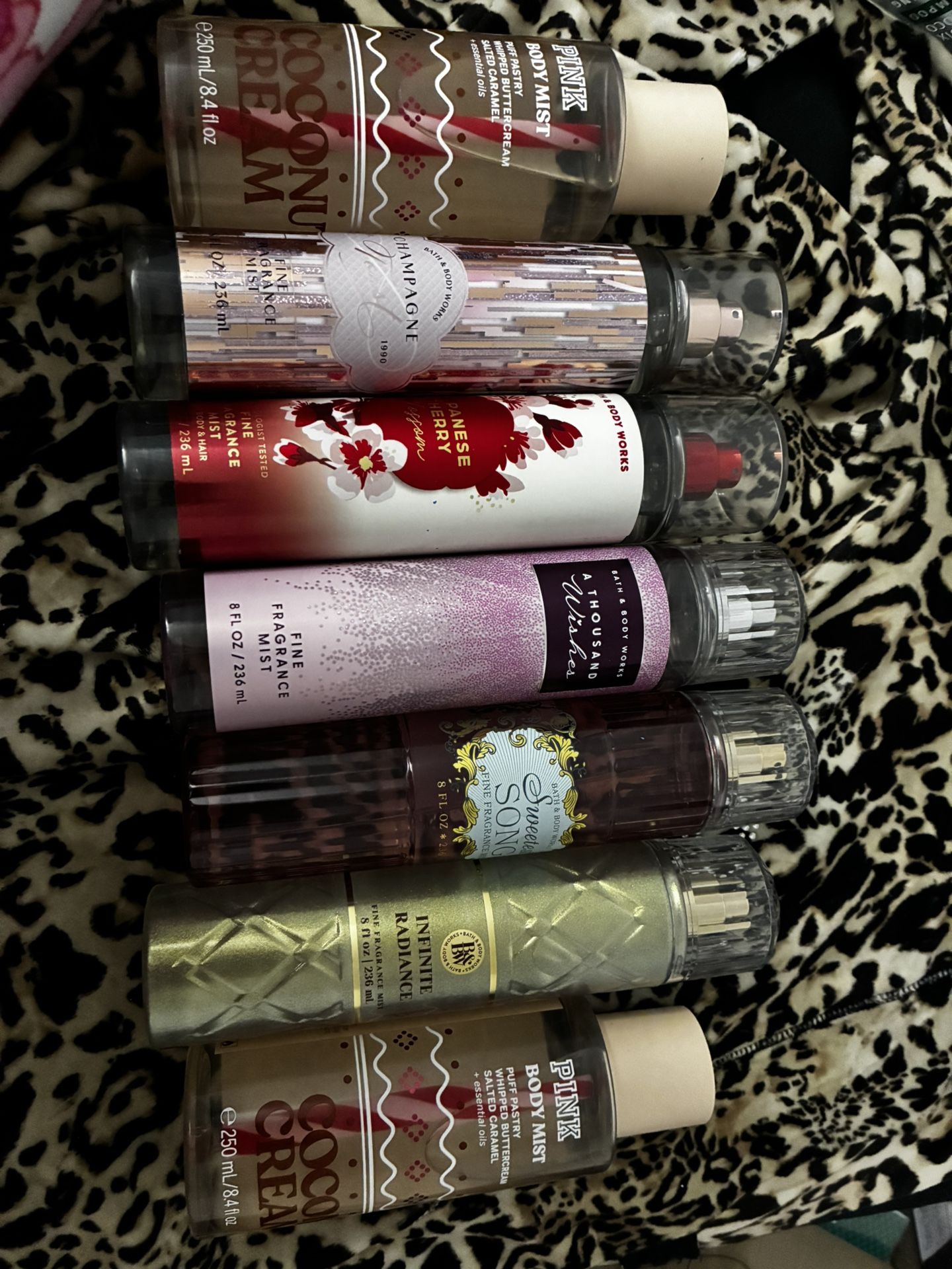 Bath & Body Works Body Sprays 
