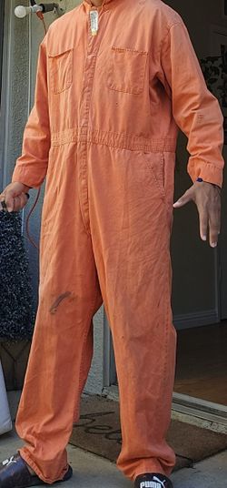State Prison Uniform Costume Jumpsuit