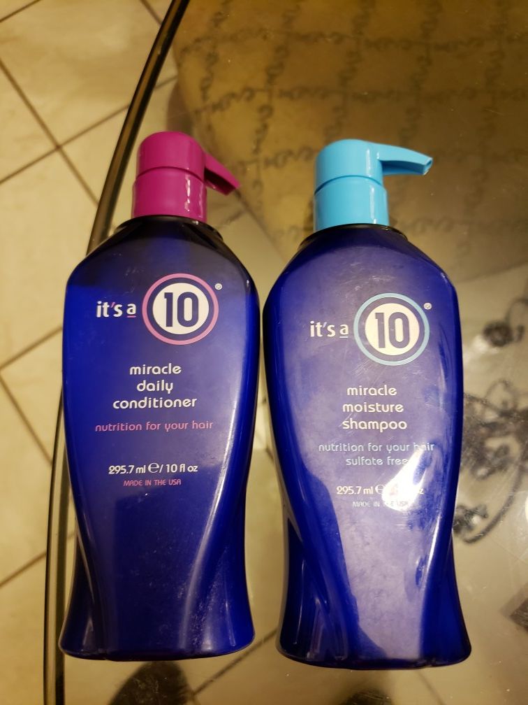 ITS A 10 SHAMPOO AND CONDITIONER