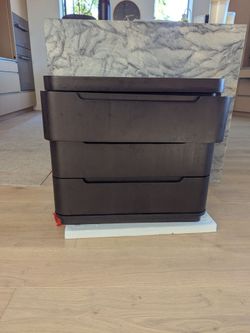 Wayfair Waynesville 26.5" W 3-Drawer Nightstand / Dresser (Charcoal)