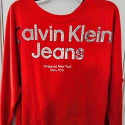 BEAUTIFUL!!WOMENS Designer CALVIN KLEIN SWEATSHIRT XL